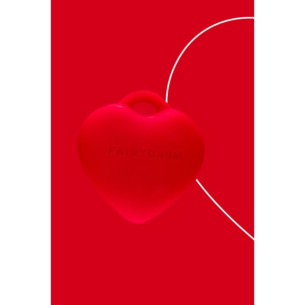 Stimulateur pendentif PleasureStone rouge - FairyGasm